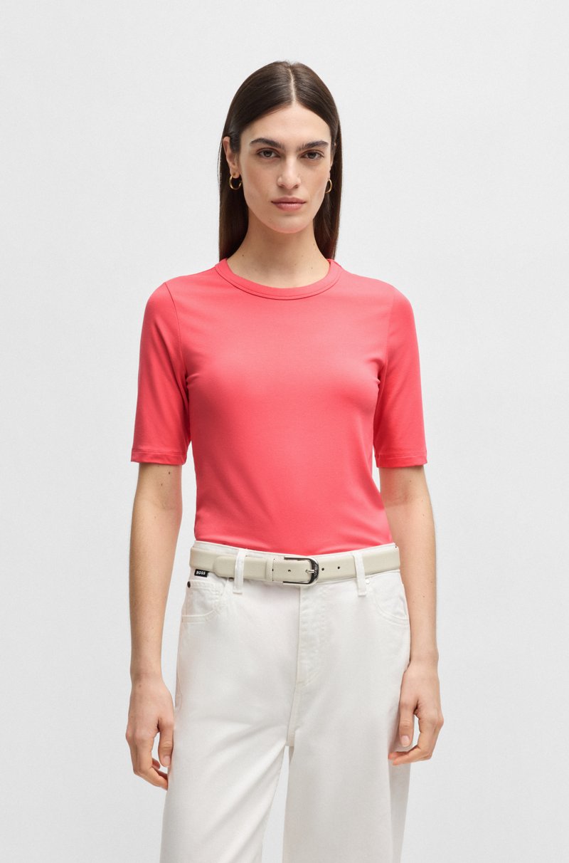 Hugo Boss Camiseta slim fit en modal elástico