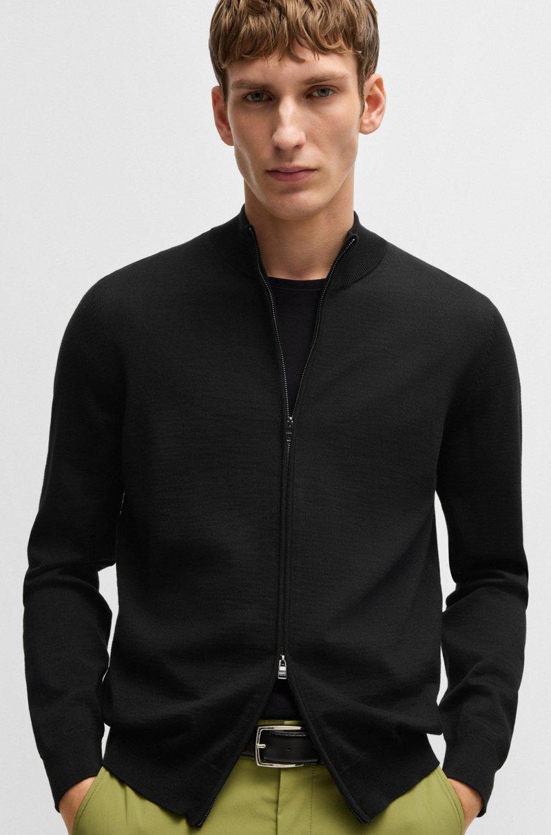 Hugo Boss Cárdigan Regular Fit De Lana Virgen