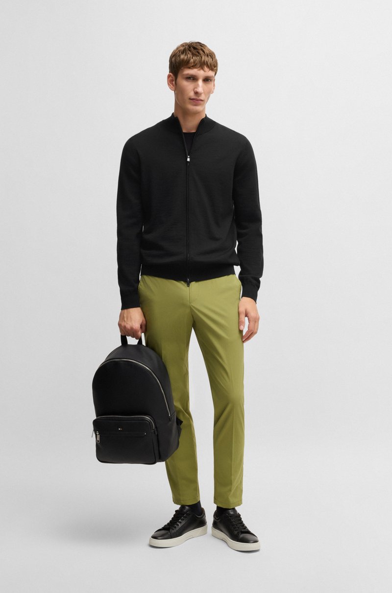 Hugo Boss Cárdigan Regular Fit De Lana Virgen