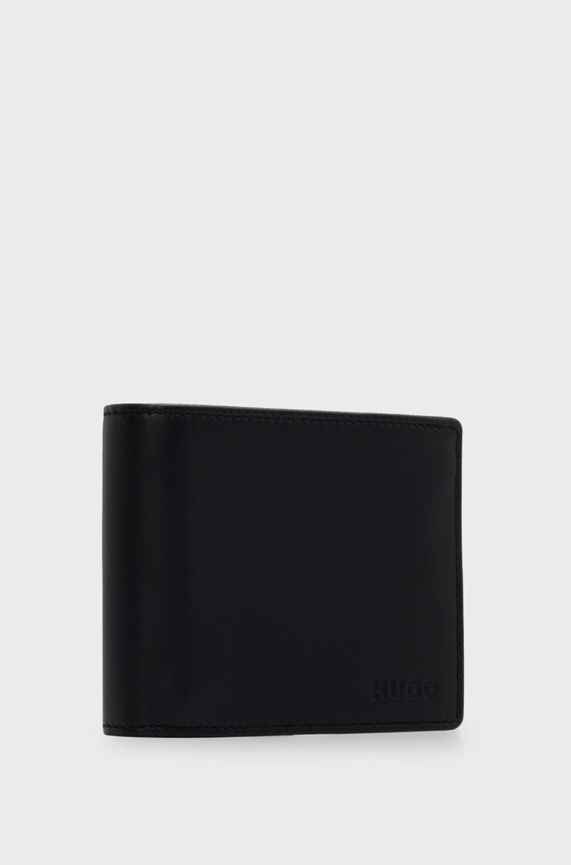 Hugo Boss Cartera De Piel Con Logo Grabado