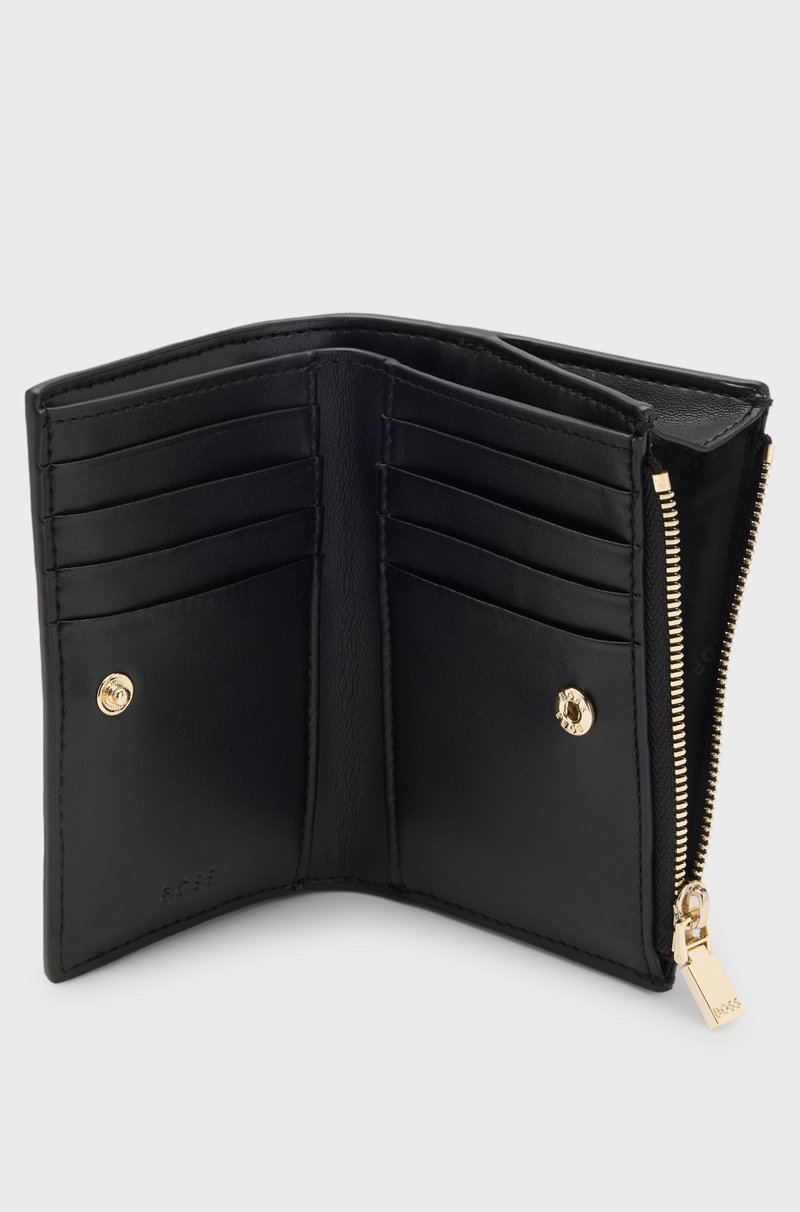 Hugo Boss Cartera Guateada Con Monograma Double B