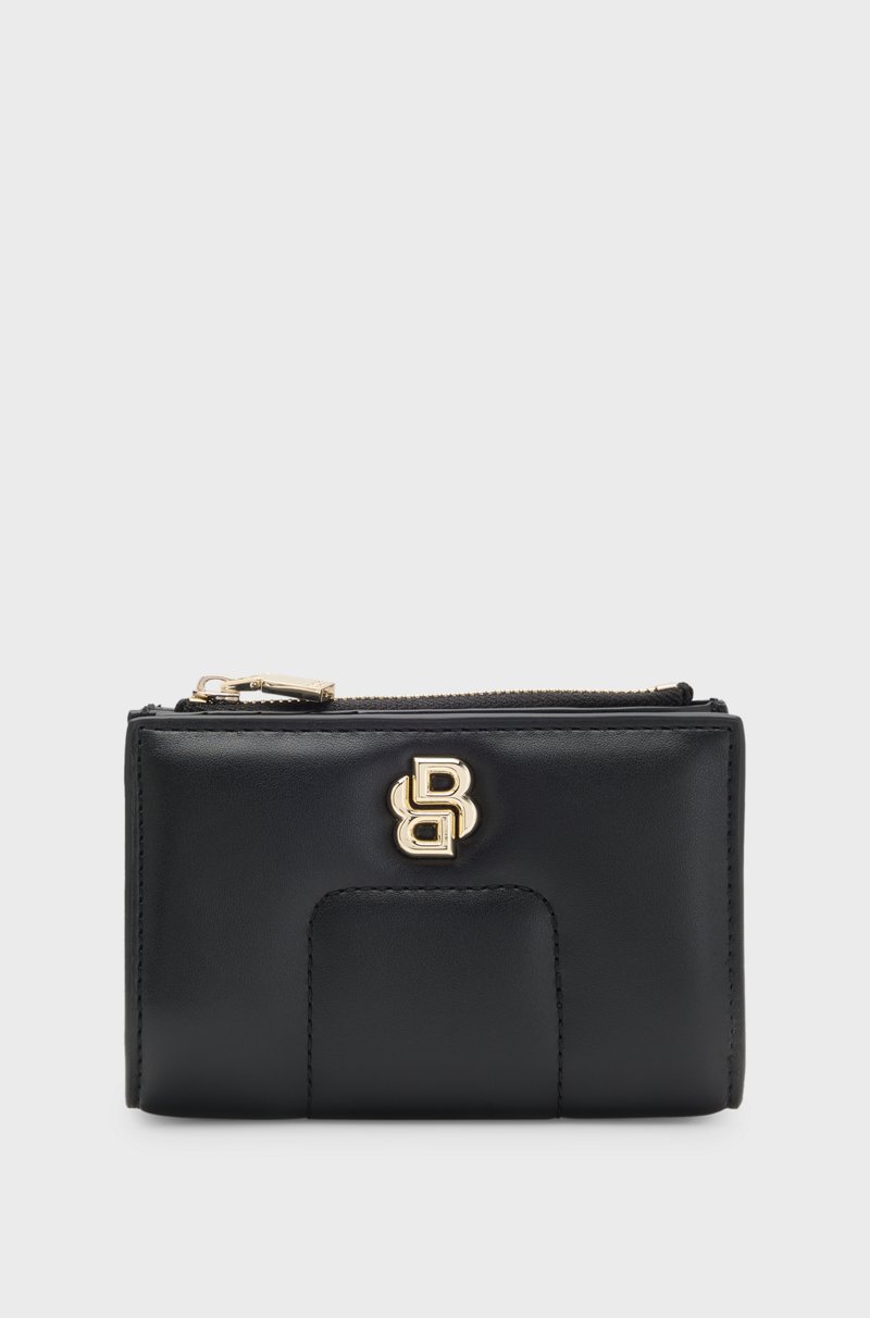Hugo Boss Cartera guateada con monograma Double B