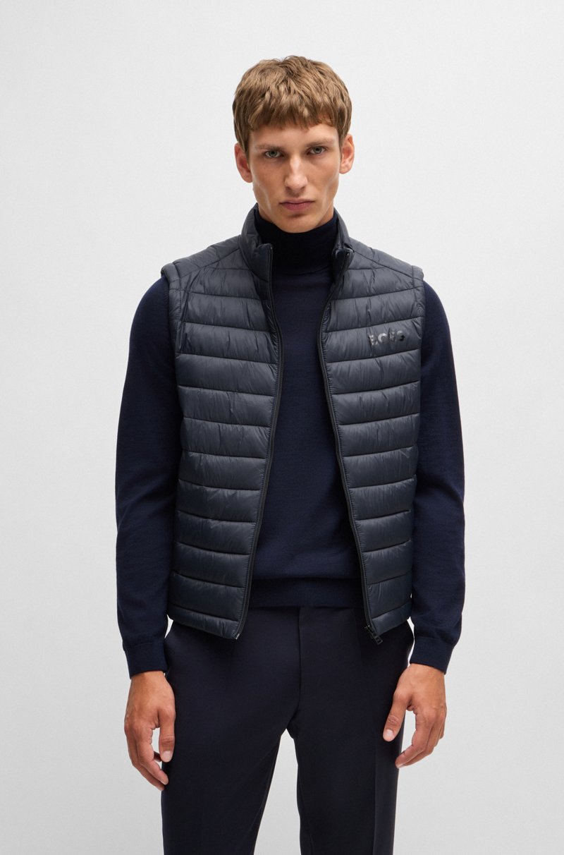 Hugo Boss Chaleco plegable con logo tonal