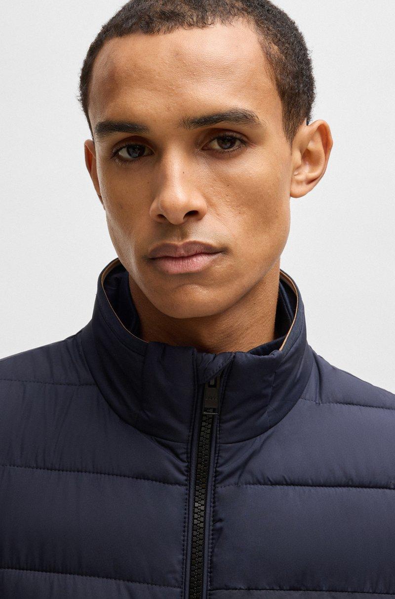 Hugo Boss Chaleco Repelente Al Agua Con Logo Tonal