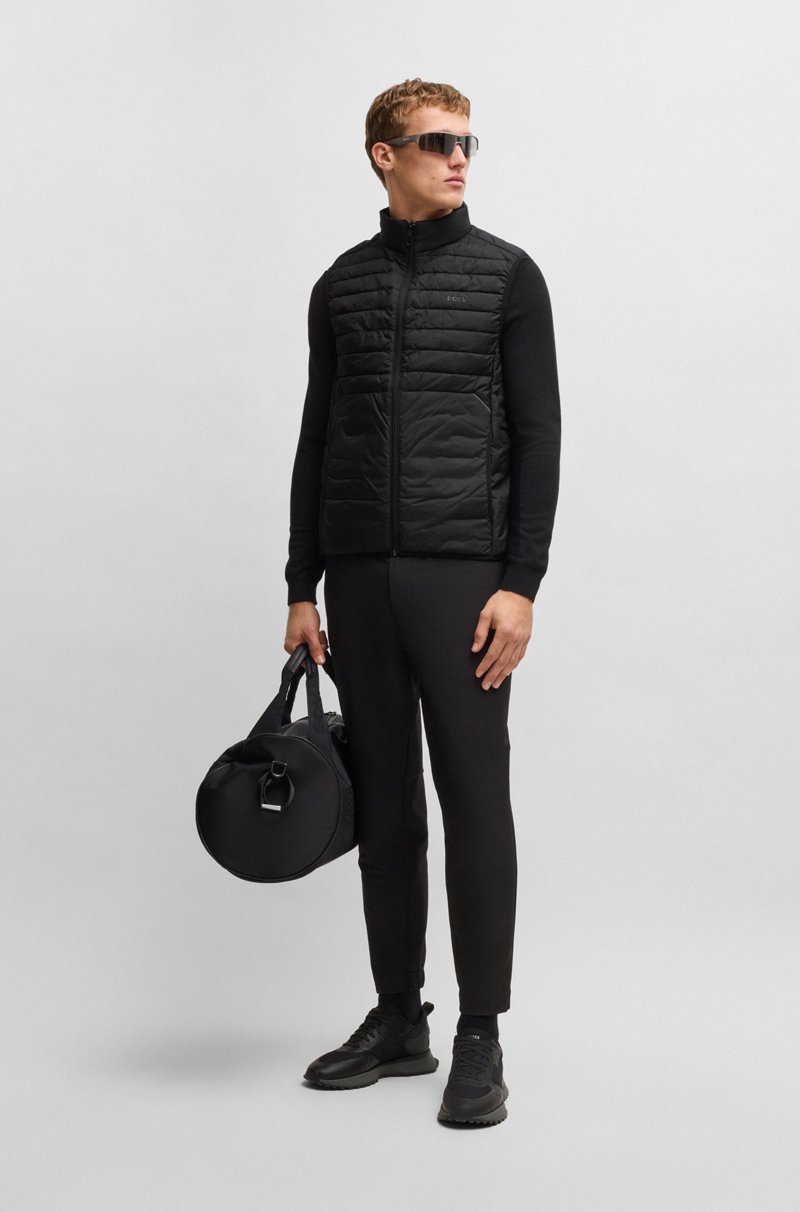 Hugo Boss Chaleco Repelente Al Agua Con Logo Tonal