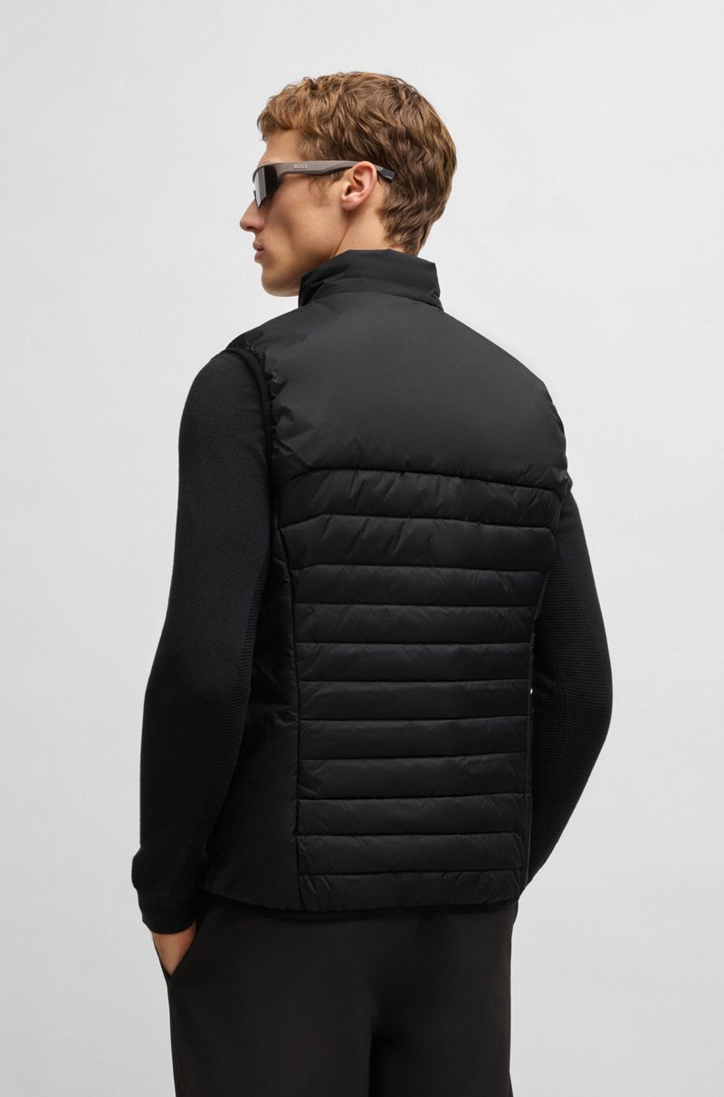 Hugo Boss Chaleco Repelente Al Agua Con Logo Tonal