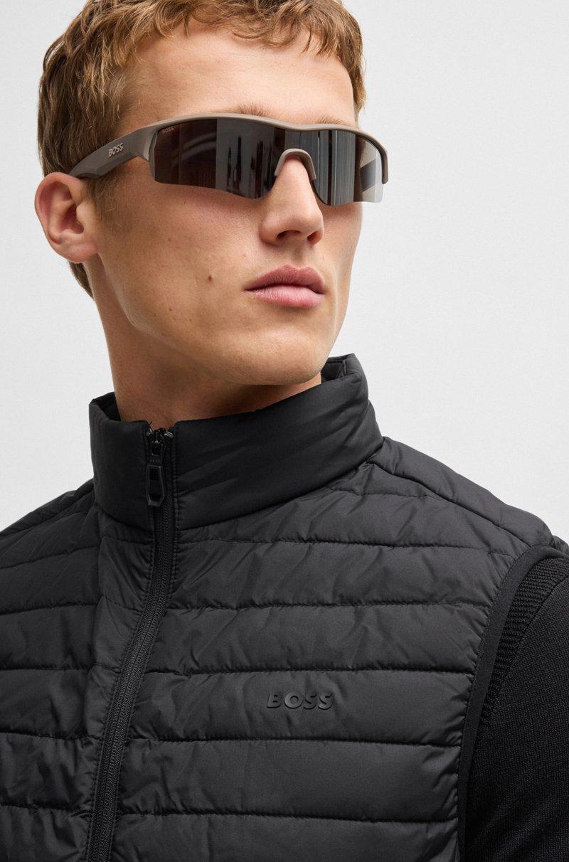 Hugo Boss Chaleco Repelente Al Agua Con Logo Tonal