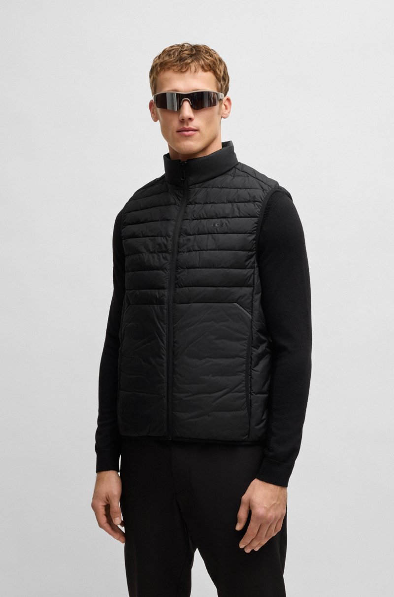 Hugo Boss Chaleco repelente al agua con logo tonal