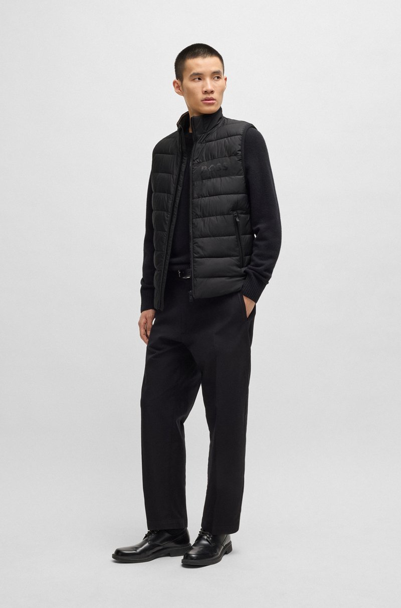 Hugo Boss Chaleco Repelente Al Agua Con Logo Tonal