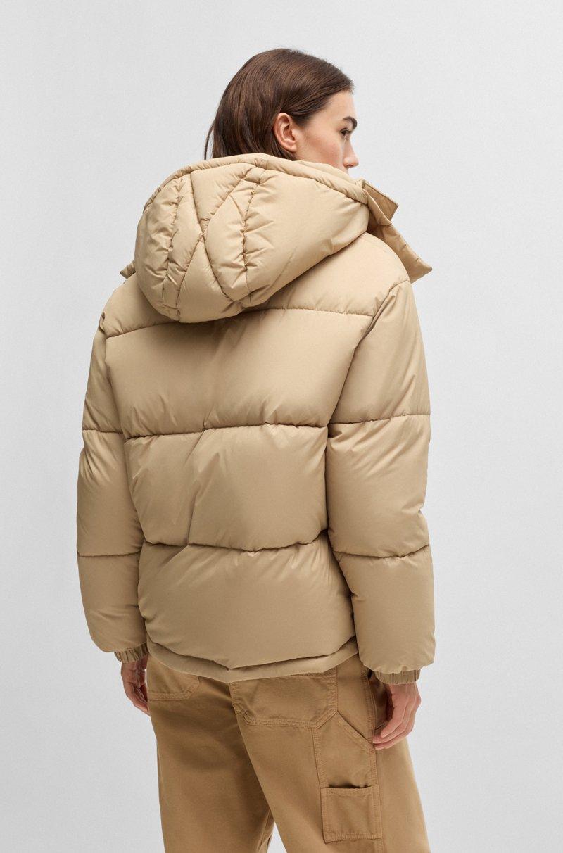 Hugo Boss Chaqueta Acolchada Con Capucha Extraíble