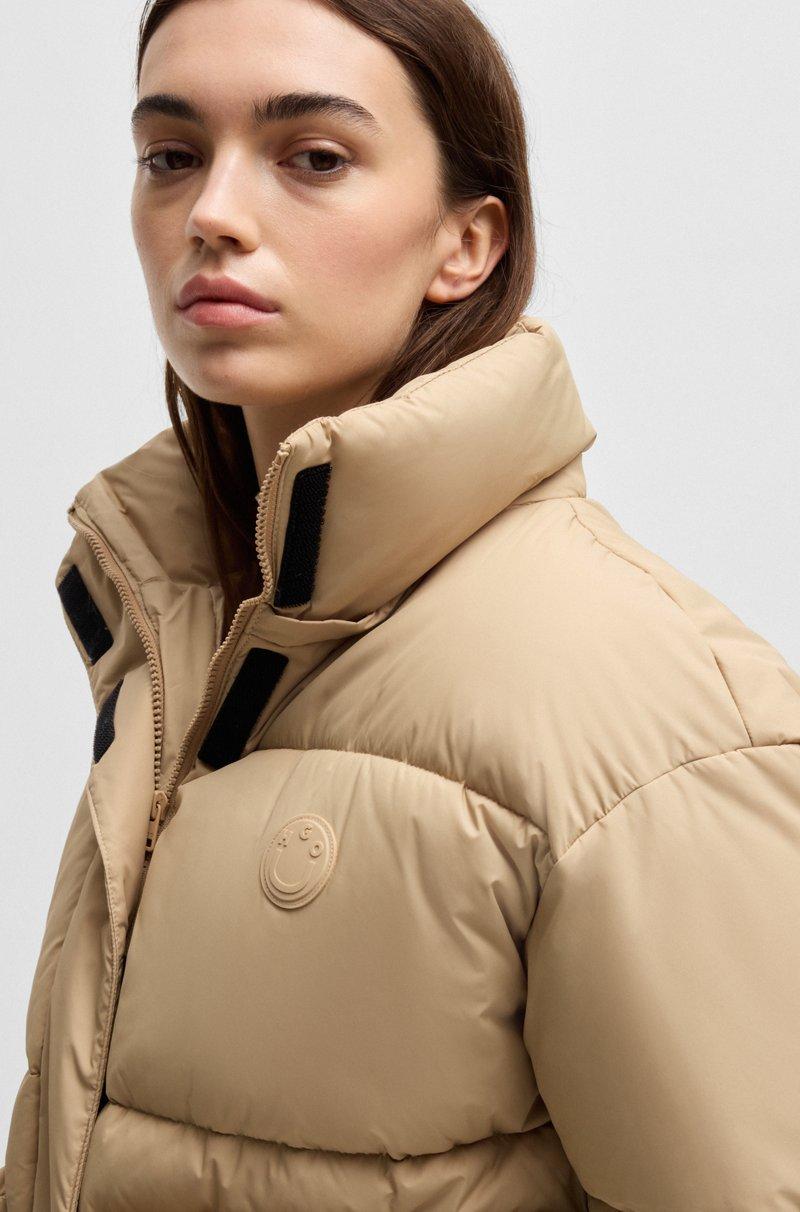 Hugo Boss Chaqueta Acolchada Con Capucha Extraíble