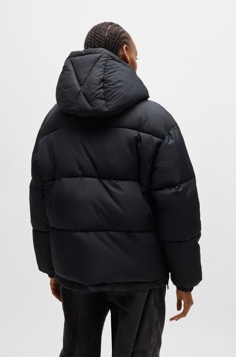 Hugo Boss Chaqueta Acolchada Con Capucha Extraíble