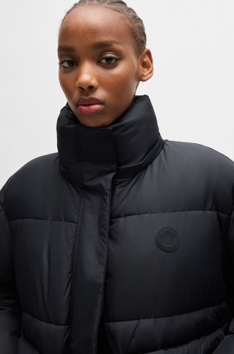 Hugo Boss Chaqueta Acolchada Con Capucha Extraíble