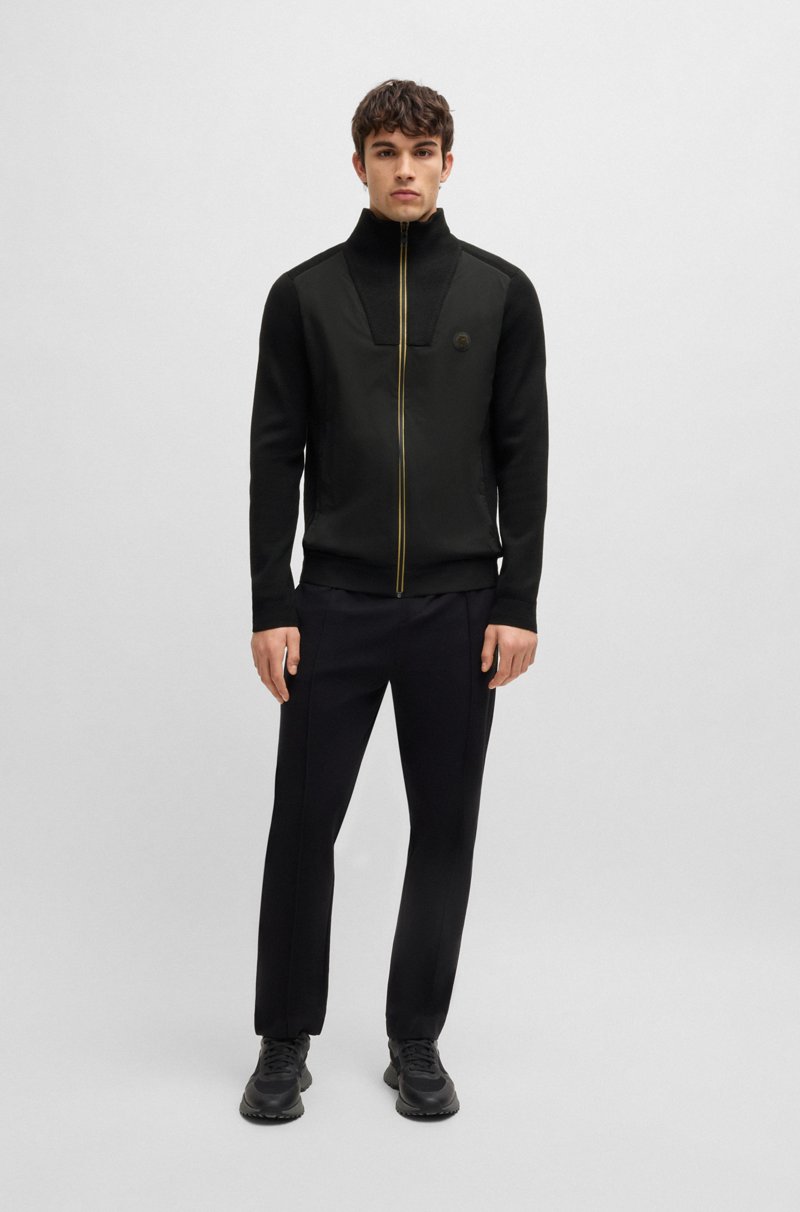 Hugo Boss Chaqueta De Punto Con Monograma Double B