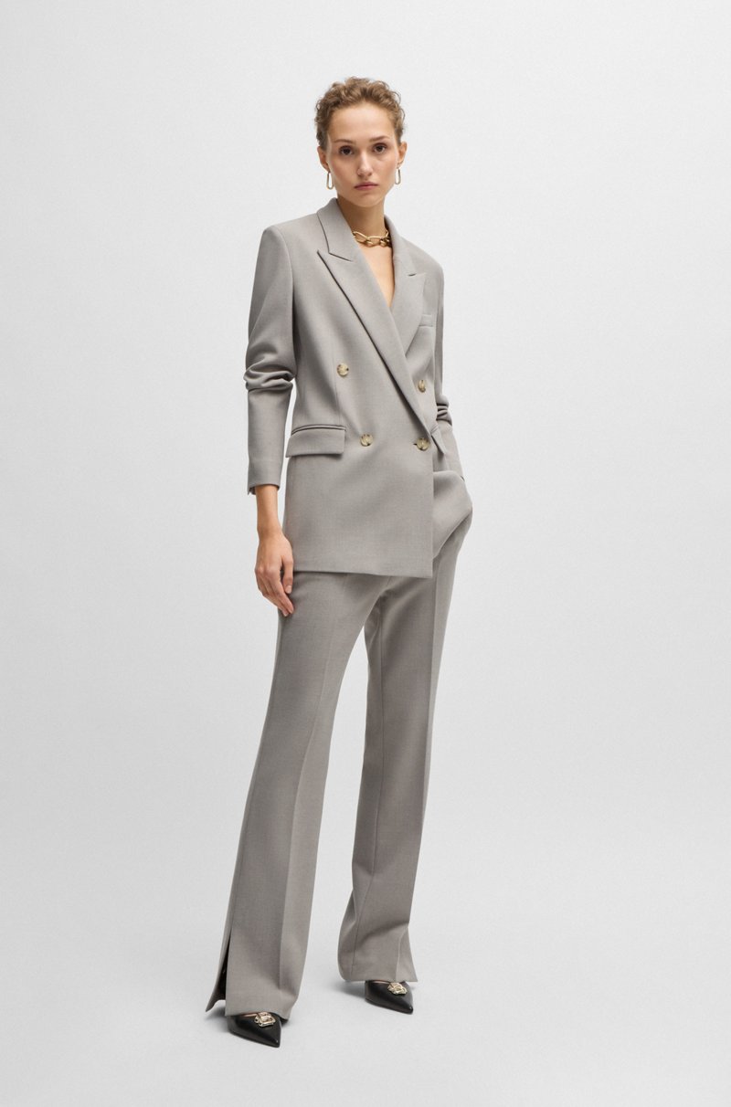 Hugo Boss Chaqueta Regular Fit Con Cierre Cruzado