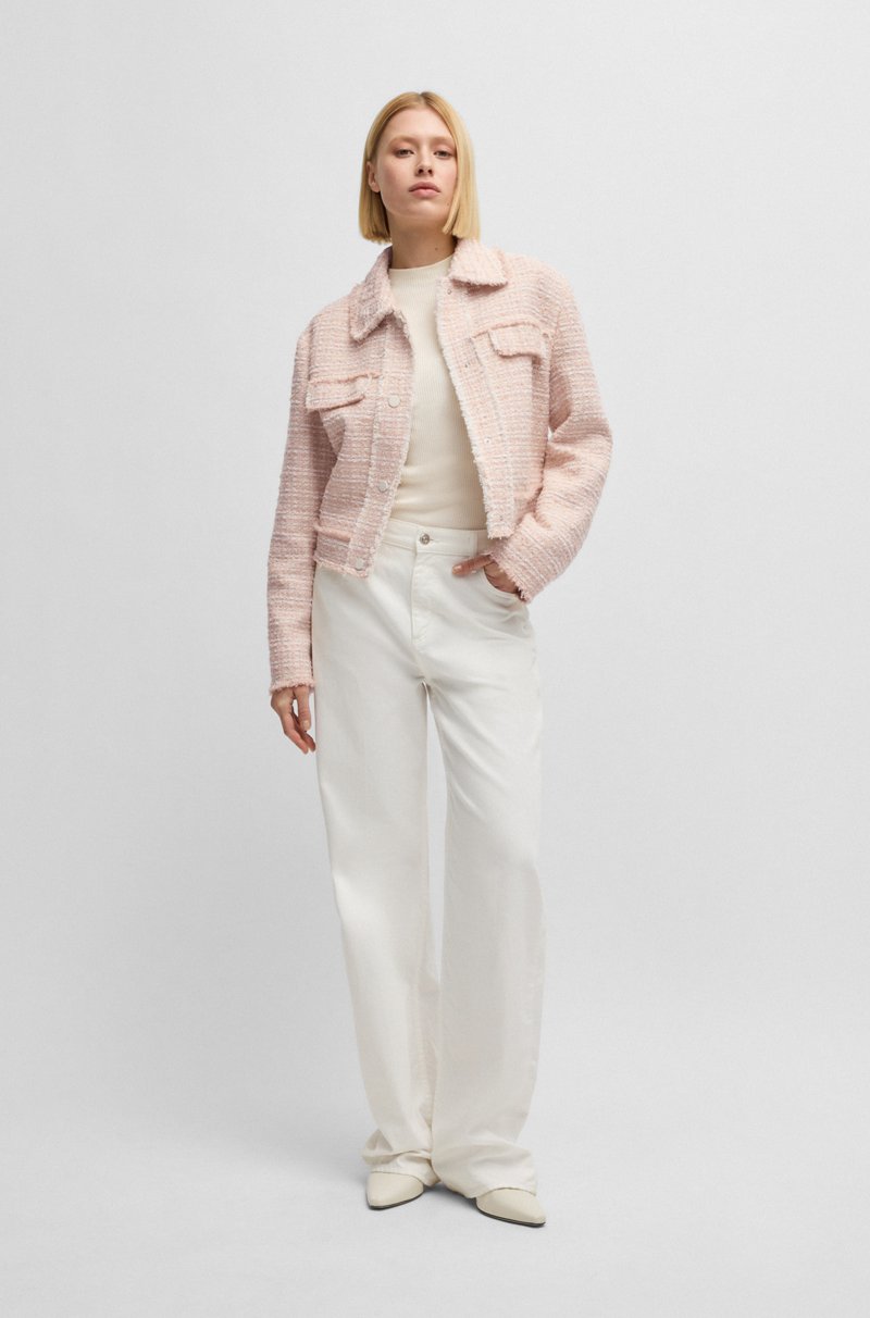 Hugo Boss Chaqueta Regular Fit De Tweed