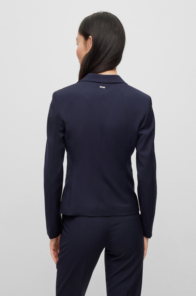 Hugo Boss Chaqueta Regular Fit En Lana Virgen