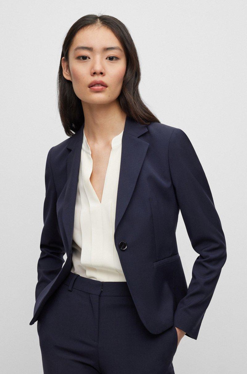 Hugo Boss Chaqueta Regular Fit En Lana Virgen