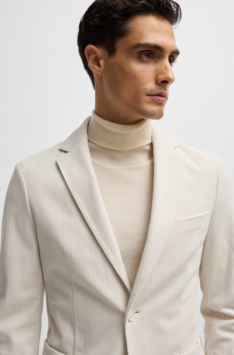 Hugo Boss Chaqueta Slim Fit En Pana Técnica