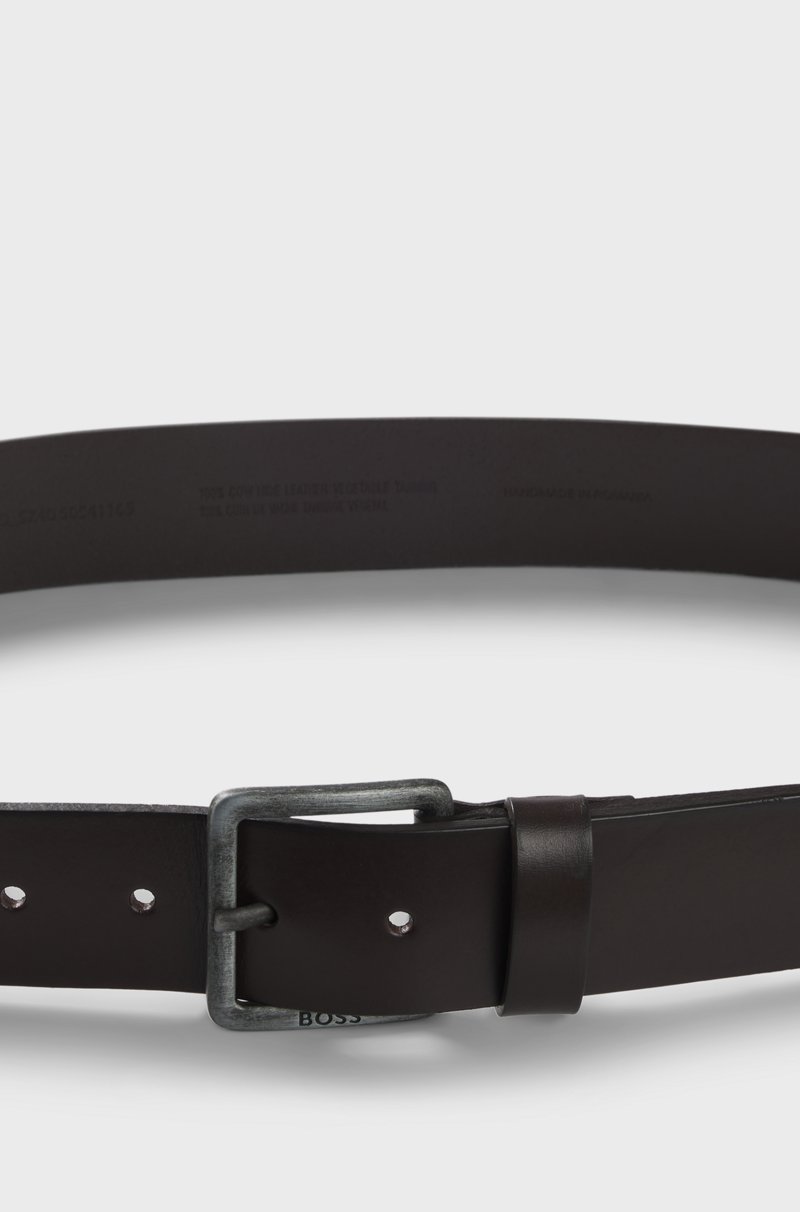 Hugo Boss Cinturón De Piel Con Hebilla Con Logo