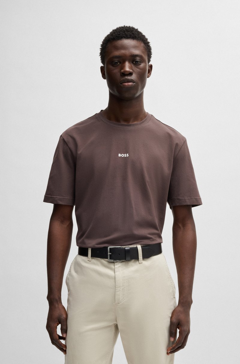 Hugo Boss Cinturón De Piel Con Hebilla Con Logo