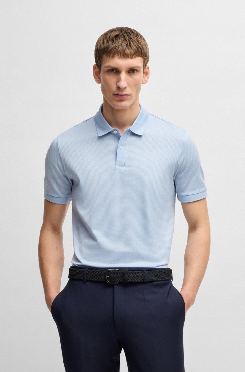 Hugo Boss Cinturón De Tela Con Ribetes De Piel