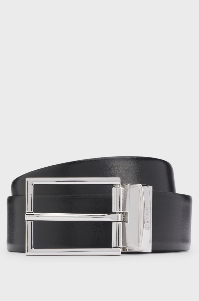 Hugo Boss Cinturón reversible de piel italiana
