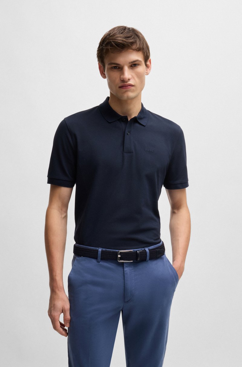 Hugo Boss Cinturón Tejido Con Detalles En Piel