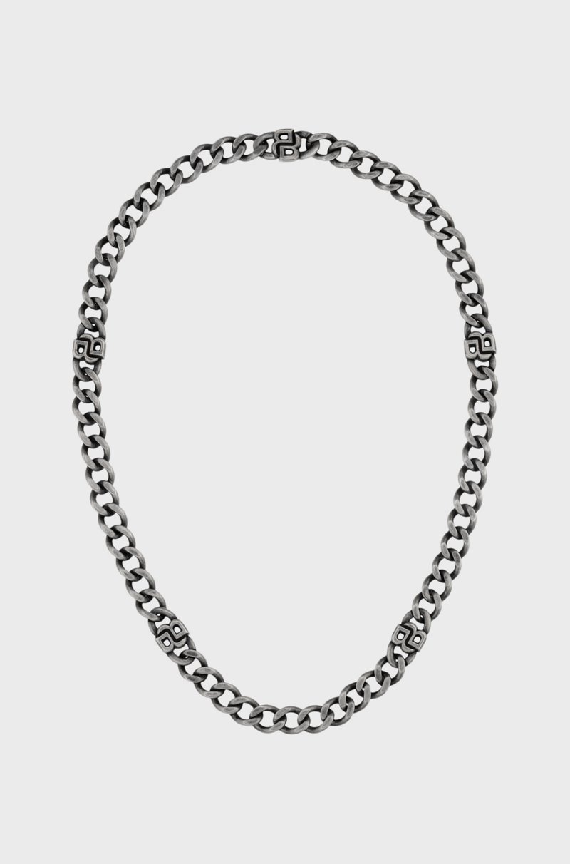 Hugo Boss Collar De Cadena Con Monogramas Double B