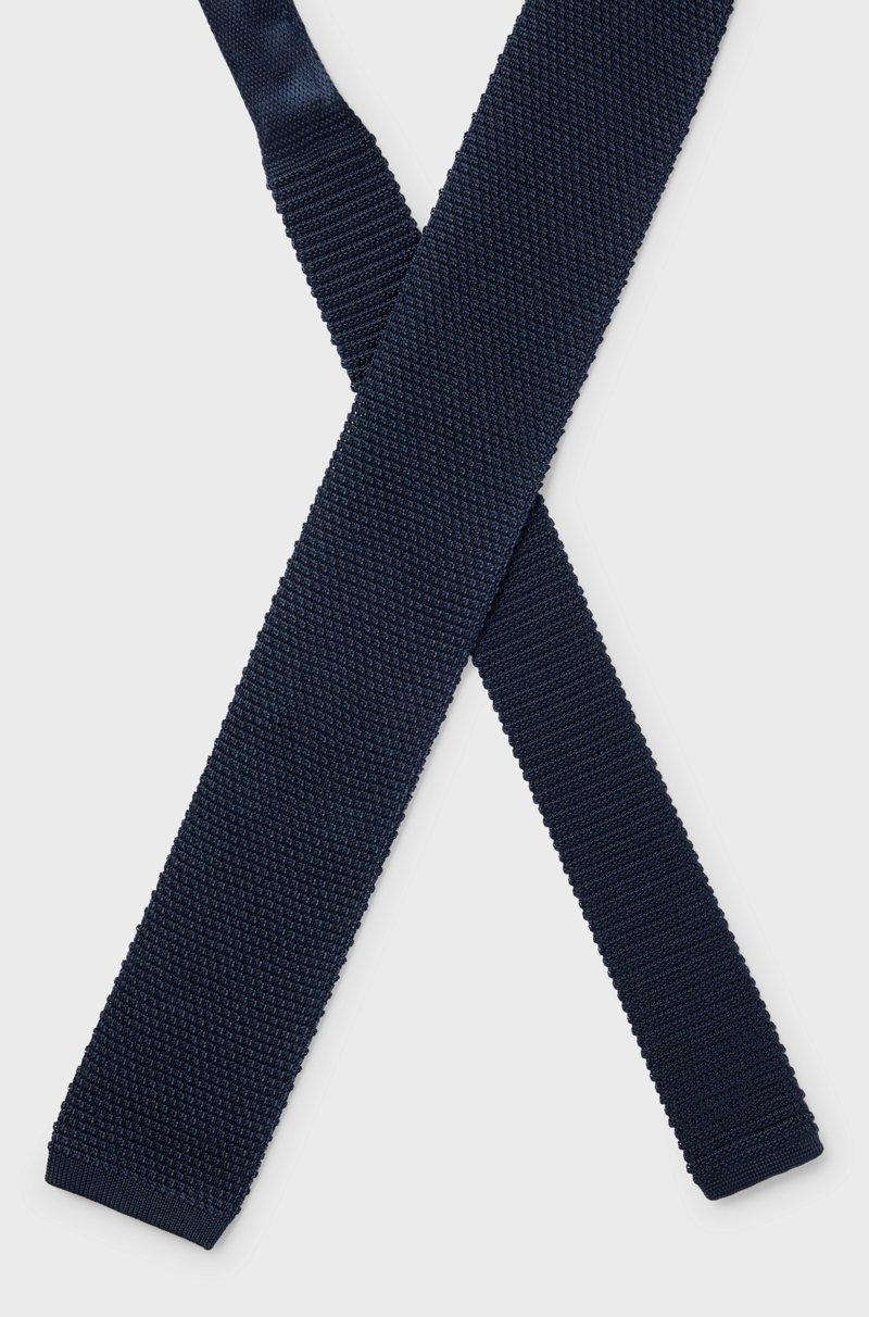 Hugo Boss Corbata De Punto Jacquard En Seda