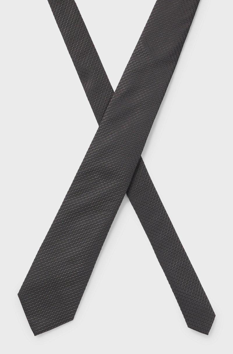 Hugo Boss Corbata De Seda En Jacquard Con Textura