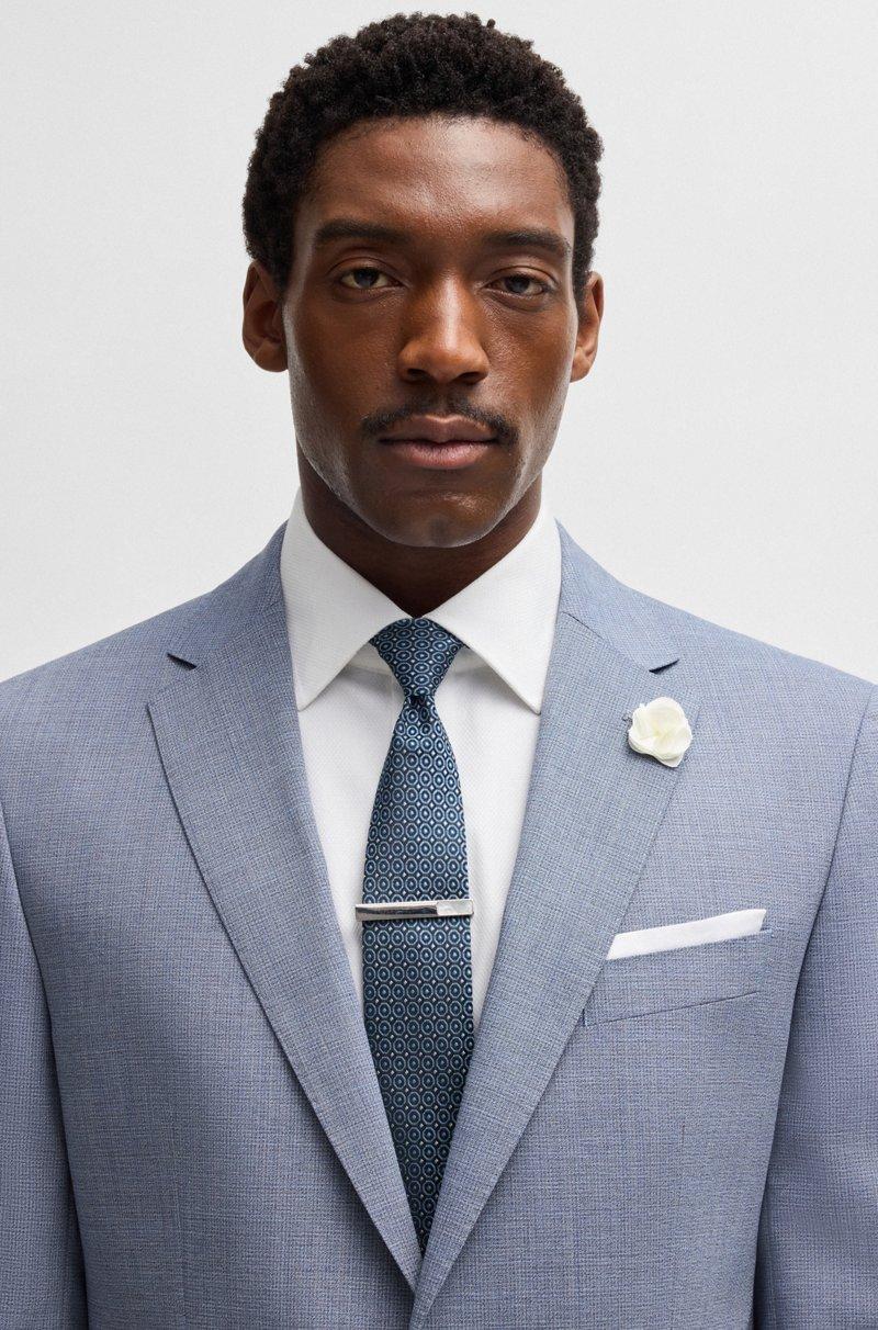 Hugo Boss Corbata Formal Con Estampado Moderno