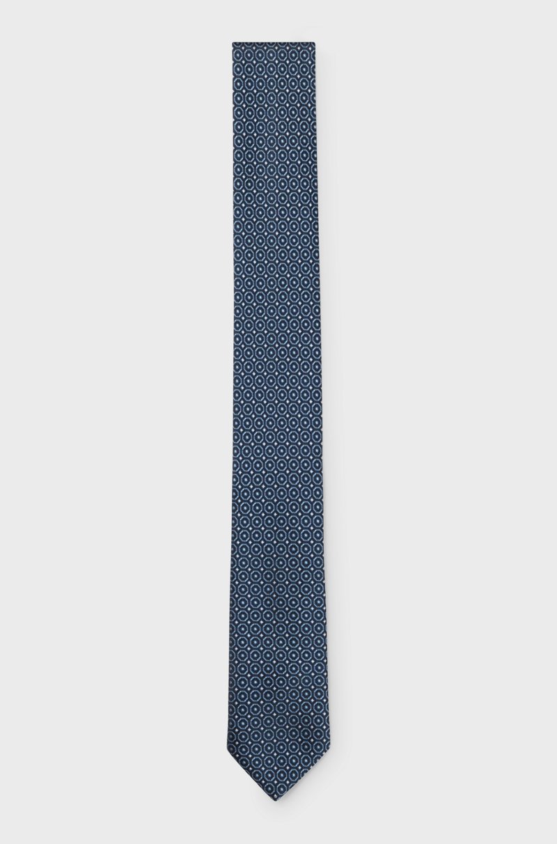Hugo Boss Corbata formal con estampado moderno