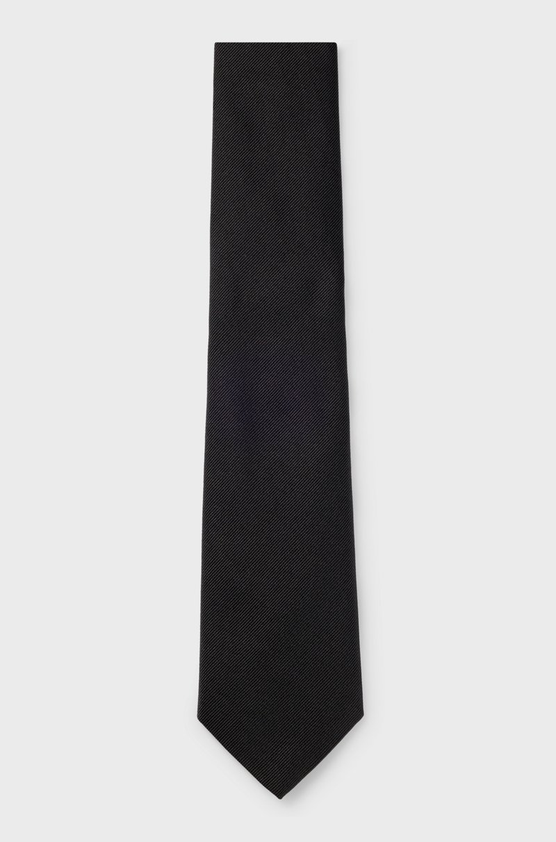 Hugo Boss Corbata formal en jacquard de seda