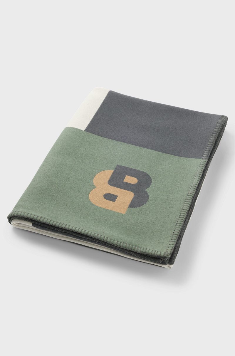 Hugo Boss Cubrecamas De Jacquard Con Pespuntes