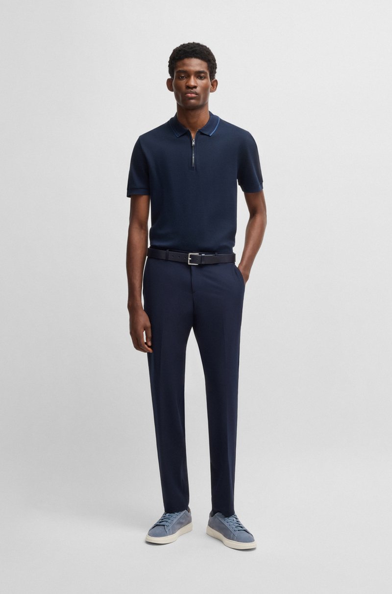 Hugo Boss Deportivas De Ante Con Suela De Goma