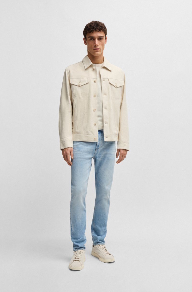 Hugo Boss Deportivas De Ante Con Suela De Goma