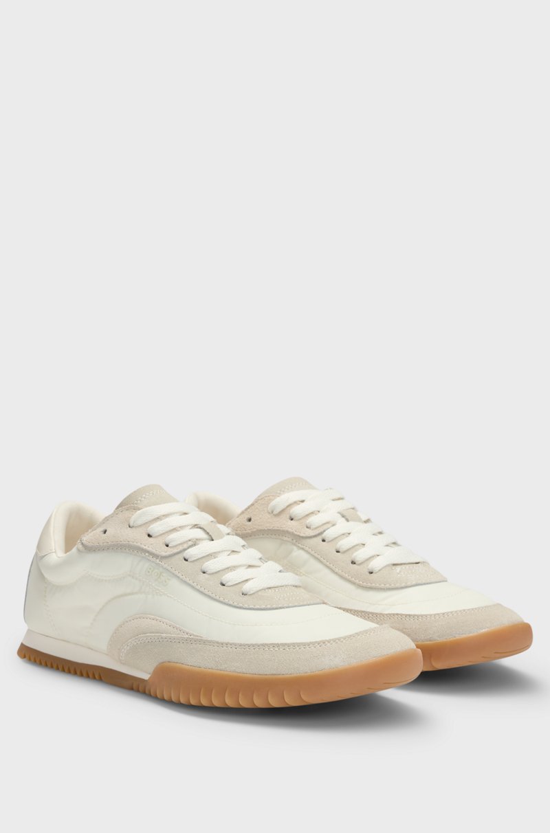 Hugo Boss Deportivas de caña baja en ante y tela