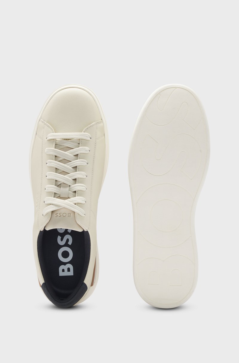 Hugo Boss Deportivas De Piel Con Raya De La Marca