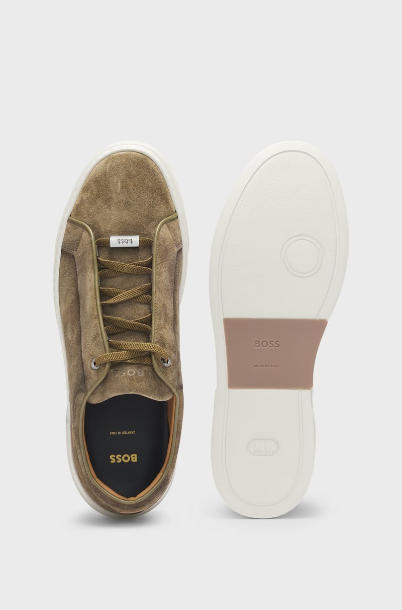 Hugo Boss Deportivas Gary De Caña Baja En Ante