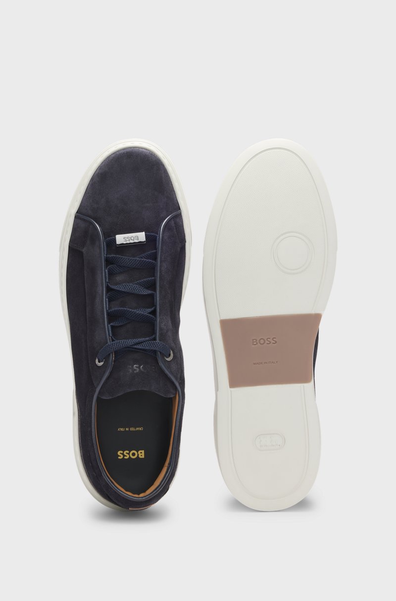 Hugo Boss Deportivas Gary De Caña Baja En Ante