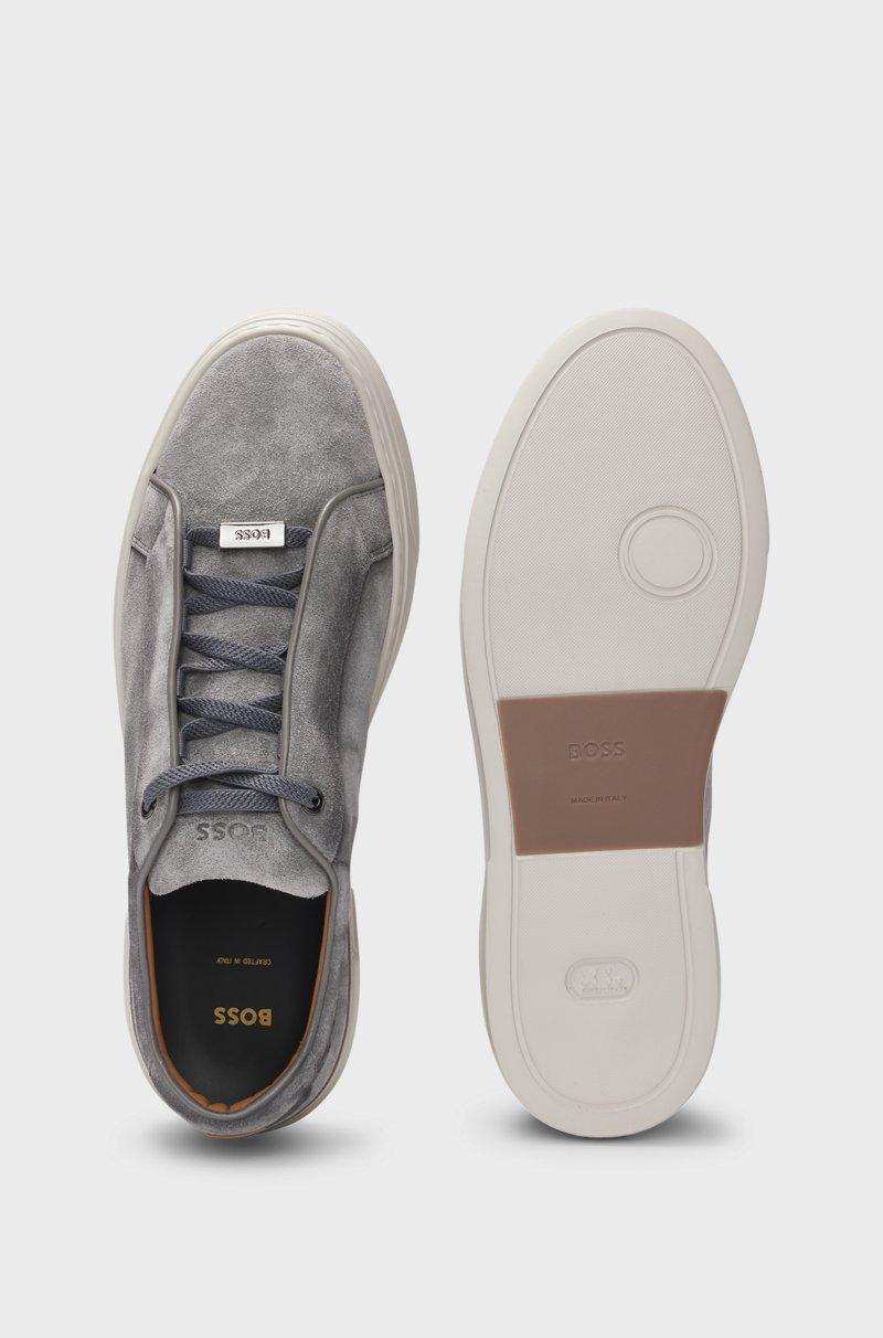 Hugo Boss Deportivas Gary De Caña Baja En Ante