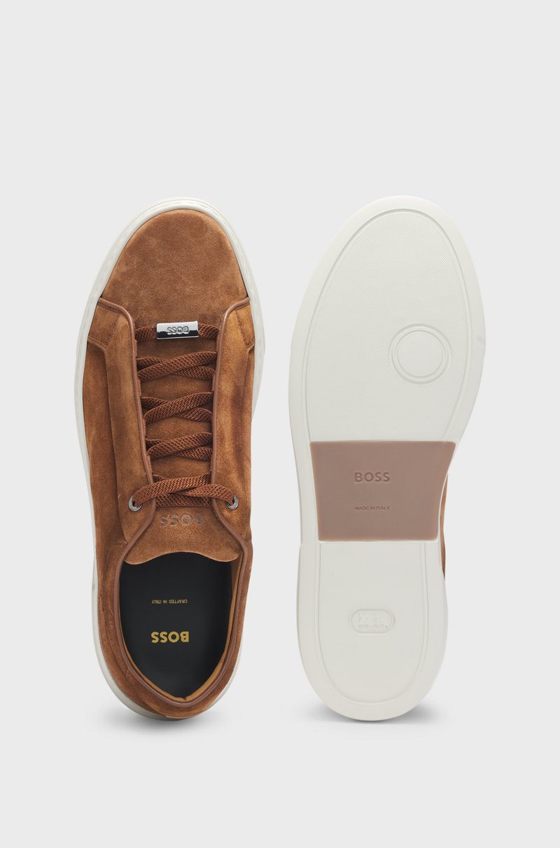 Hugo Boss Deportivas Gary De Caña Baja En Ante