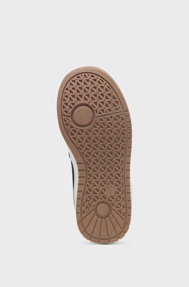 Hugo Boss Deportivas Para Niños De Piel Y Tejido