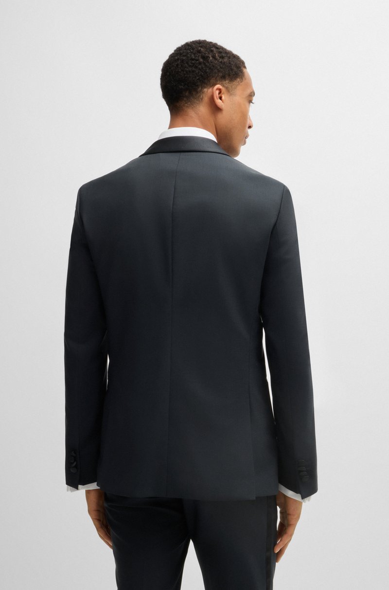 Hugo Boss Esmoquin Slim Fit En Mezcla De Lana