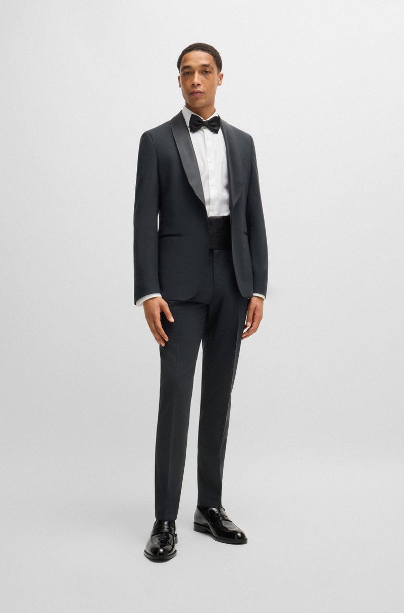 Hugo Boss Esmoquin slim fit en mezcla de lana