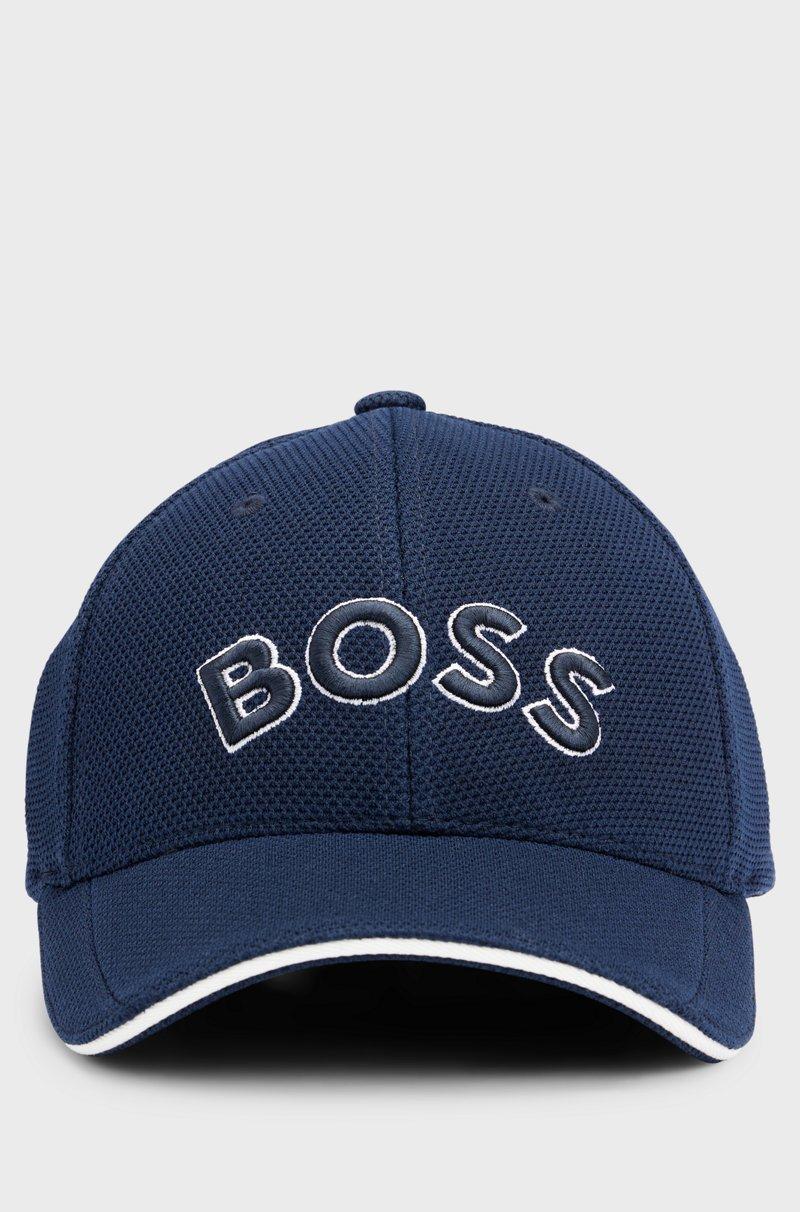 Hugo Boss Gorra De Piqué Tejido Con Logo Bordado
