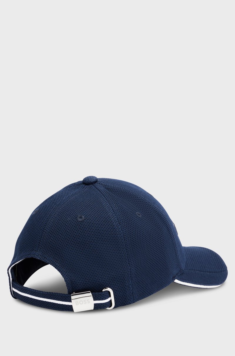 Hugo Boss Gorra De Piqué Tejido Con Logo Bordado