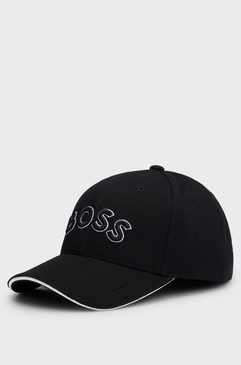 Hugo Boss Gorra De Piqué Tejido Con Logo Bordado