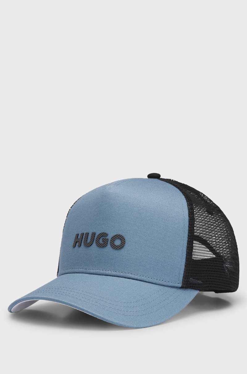 Hugo Boss Gorra HUGO de sarga de algodón con logo